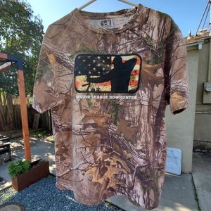 Realtree Major League Bowhunter T-shirt.  Men's Large.  100%Cotton. GPWC.